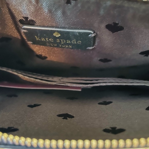 🆕 Kate Spade staci medium wristlet black clutch bag